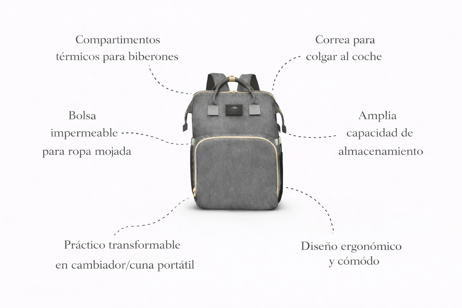 Mochila, Pañalera y Cuna M&B, 3 en 1 -  Todo lo que buscas en un Solo Lugar. ¡ULTIMAS UNIDADES POR ALTA DEMANDA!