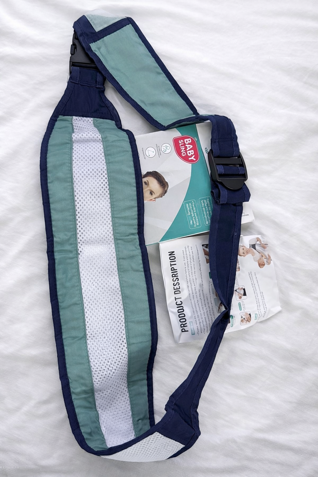 Portabebés Ergonómico – Manos Libres, Mamá Tranquila y Bebé Feliz