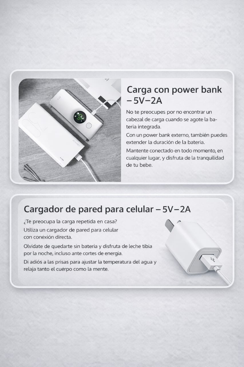 Calentador de Mamaderas Portátil M&B – Calienta el biberón de tu bebé en minutos, donde estés ¡ULTIMAS UNIDADES POR ALTA DEMANDA! ¡Envío Gratis!