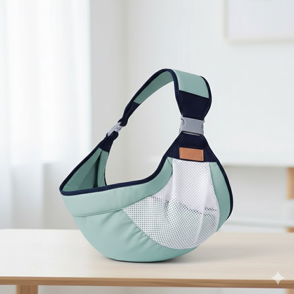Portabebés Ergonómico – Manos Libres, Mamá Tranquila y Bebé Feliz