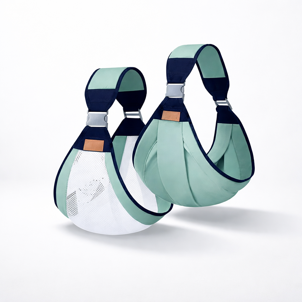 Portabebés Ergonómico – Manos Libres, Mamá Tranquila y Bebé Feliz